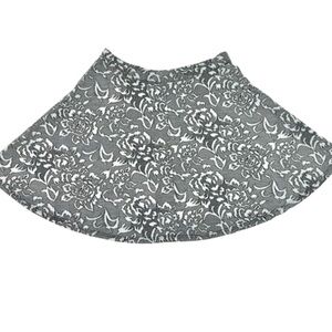 Floral Mini Skater Skirt